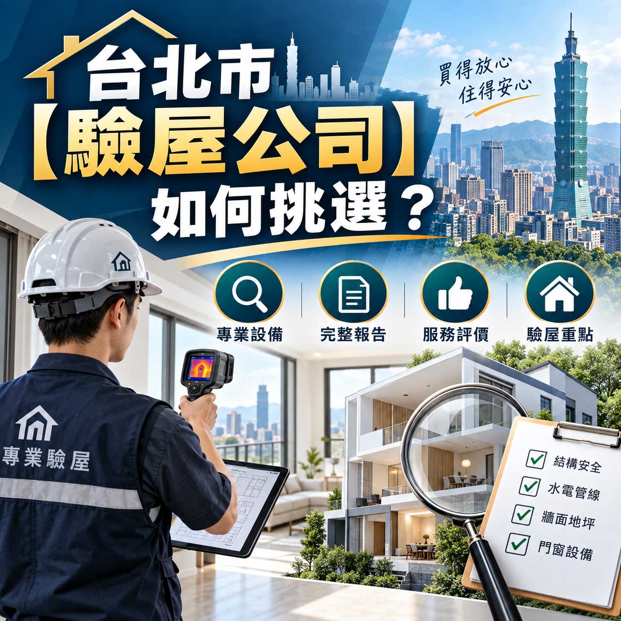 Read more about the article 台北市【驗屋公司】如何挑選？？