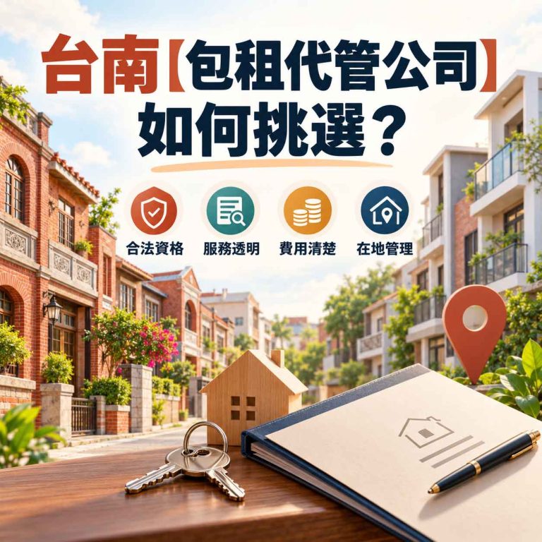 Read more about the article 台南【包租代管公司】如何挑選？