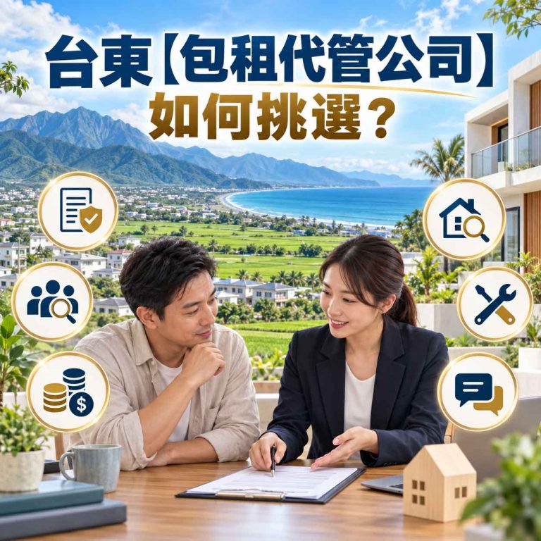 Read more about the article 台東【包租代管公司】如何挑選？