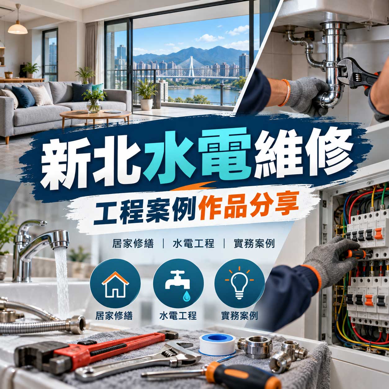 Read more about the article 新北【水電維修】(工程)案例作品分享！