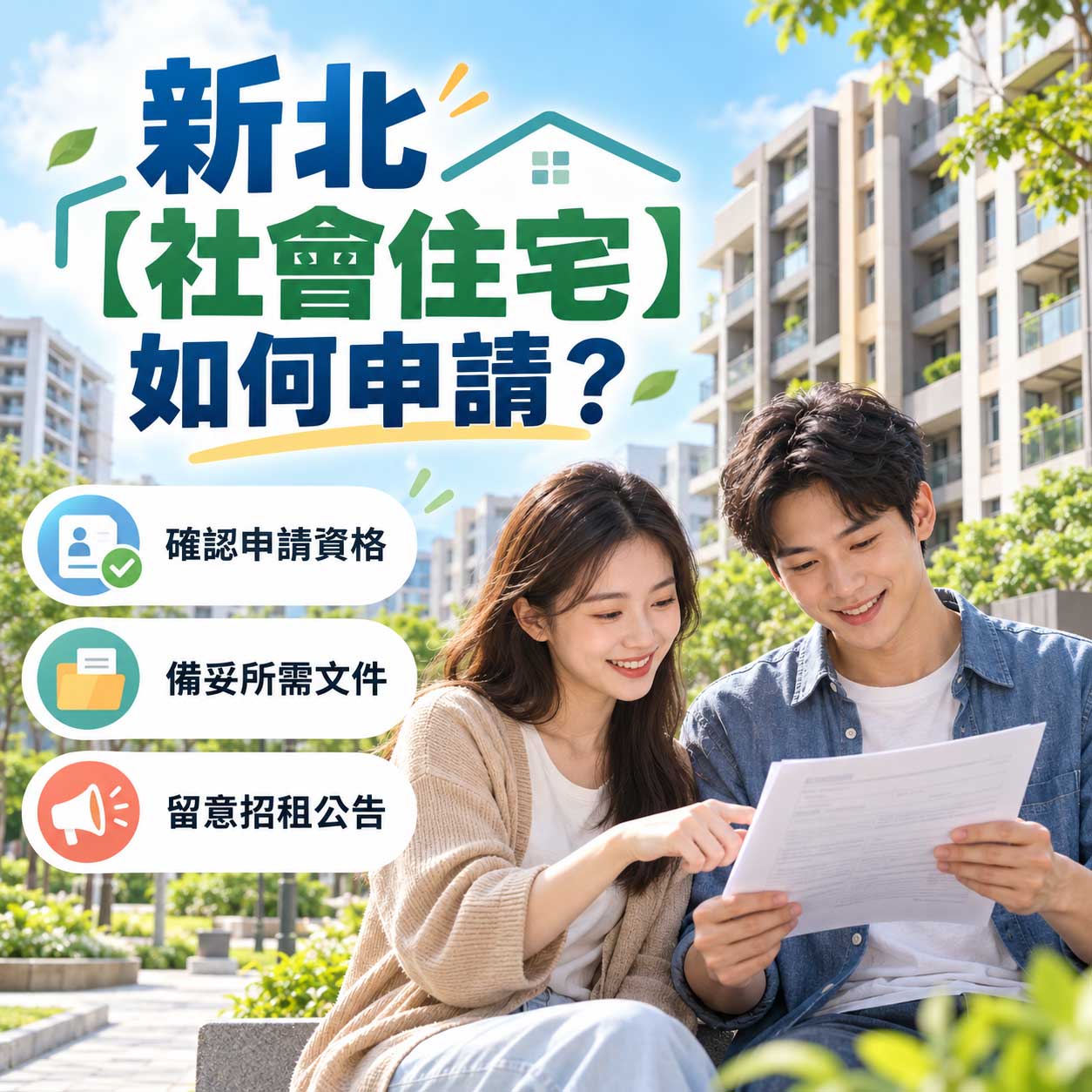 Read more about the article 新北【社會住宅】如何申請？