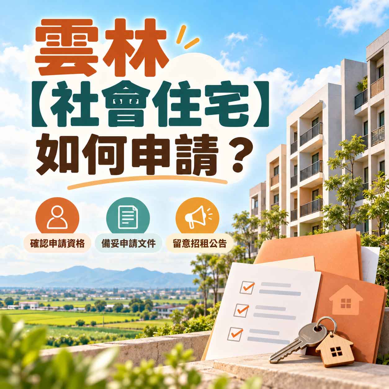 Read more about the article 雲林【社會住宅】如何申請？