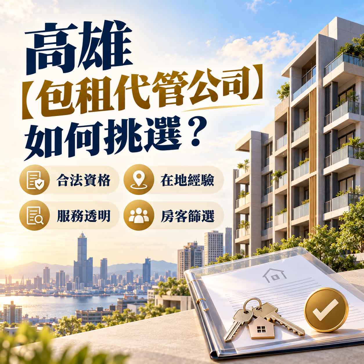 Read more about the article 高雄【包租代管公司】如何挑選？